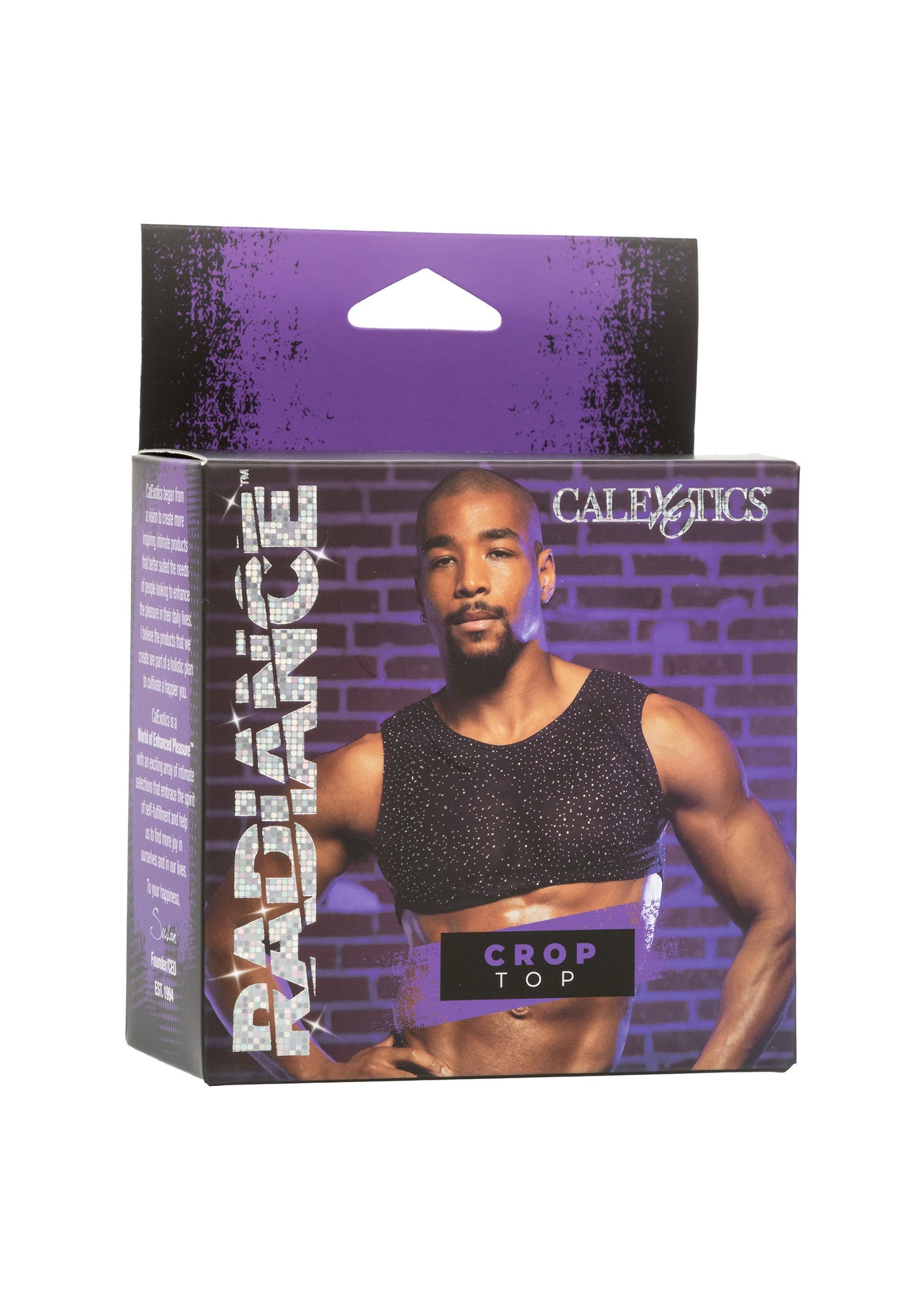 CalExotics Radiance Crop Top BLACK O/S - 6