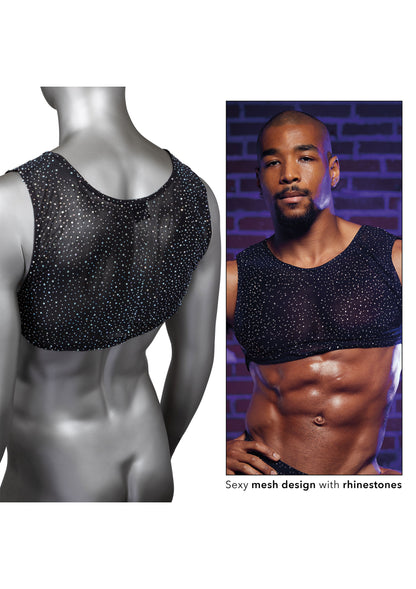CalExotics Radiance Crop Top BLACK O/S - 0