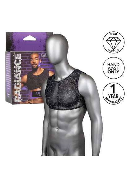 CalExotics Radiance Crop Top BLACK O/S - 7