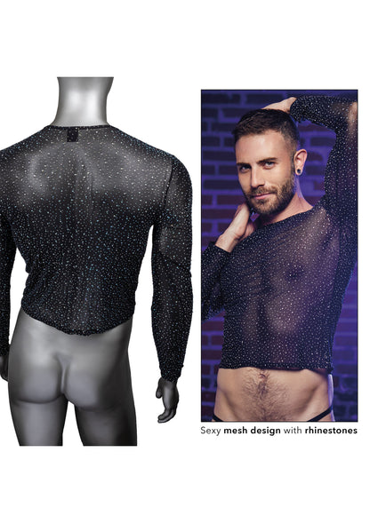 CalExotics Radiance Long Sleeve Shirt BLACK O/S - 4