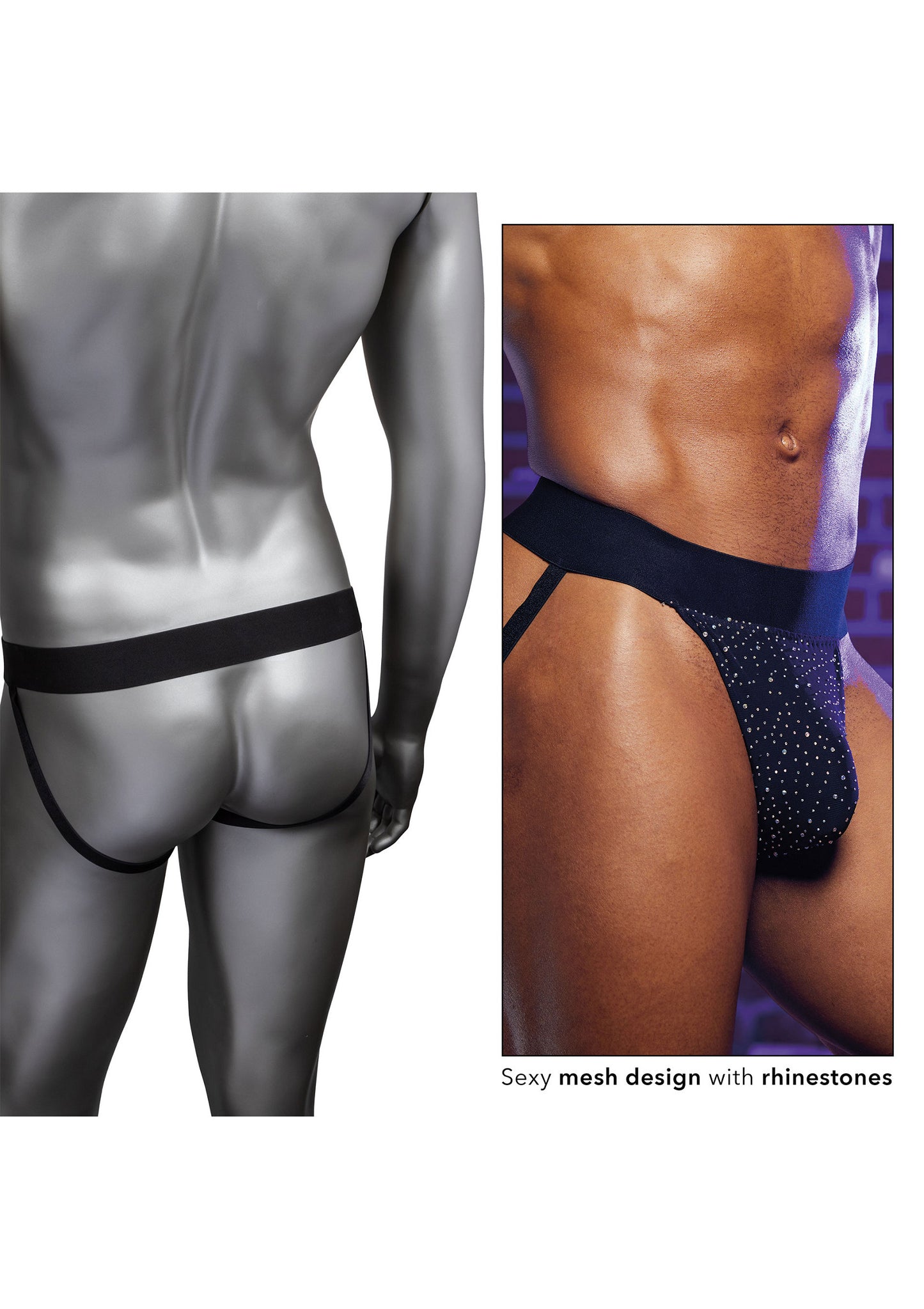 CalExotics Radiance Jock Strap BLACK O/S - 0