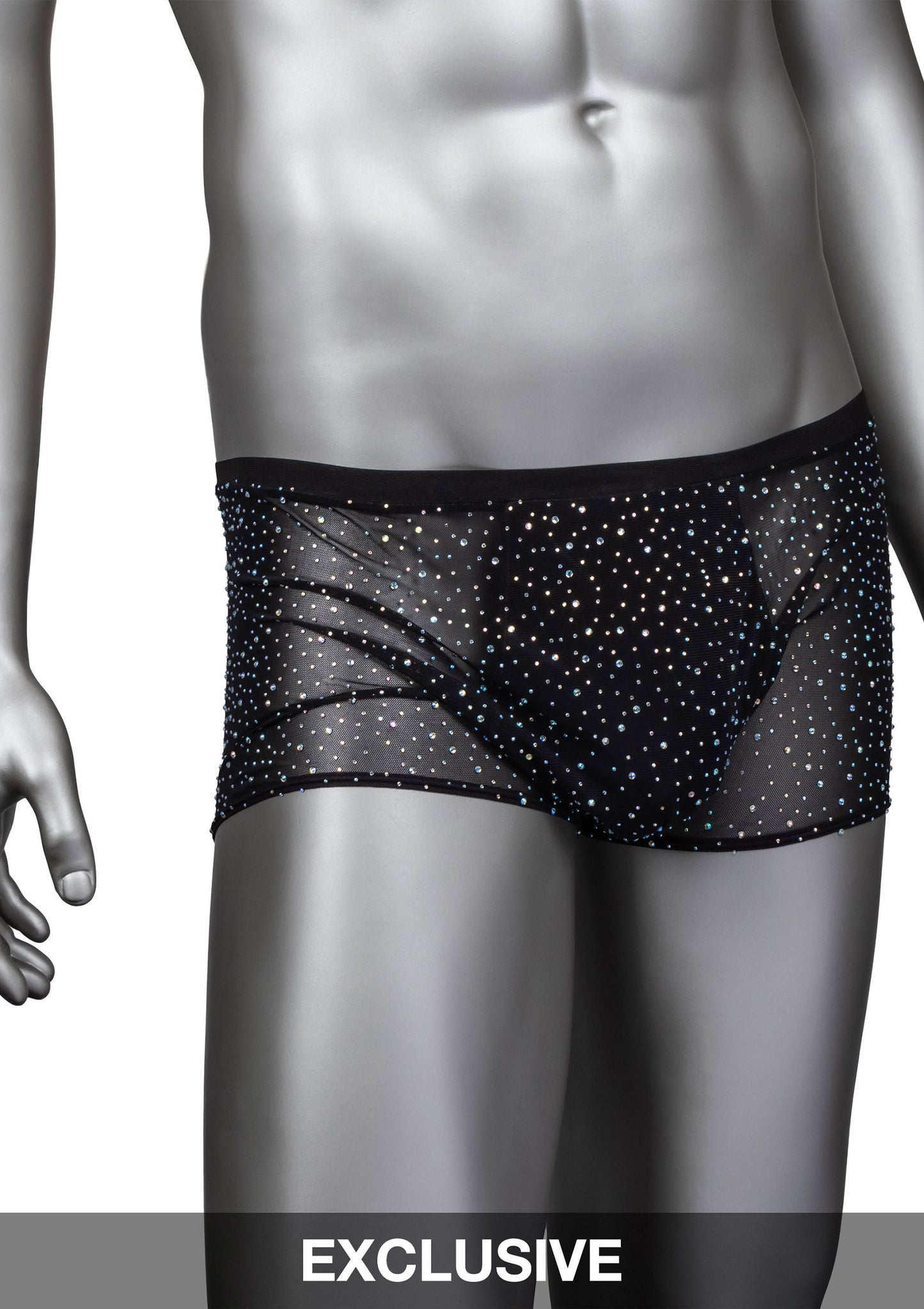 CalExotics Radiance Boxer Briefs BLACK O/S - 3