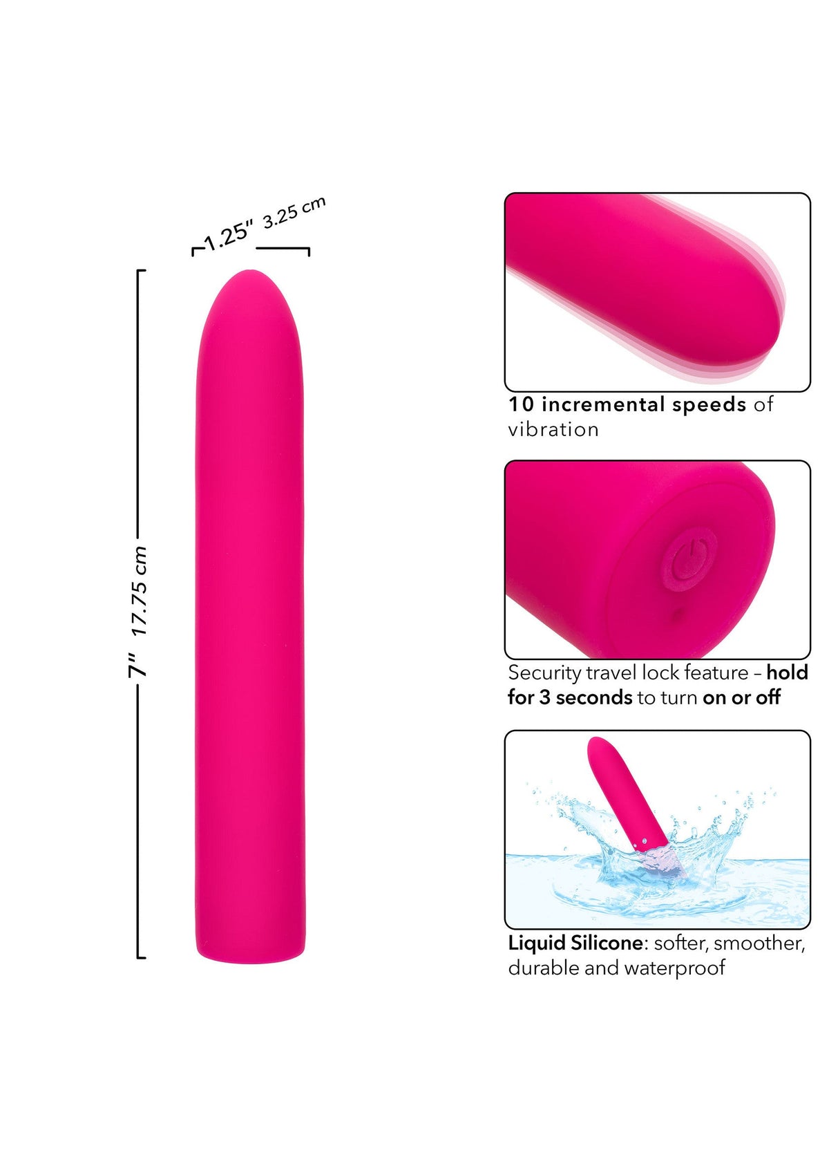 Rechargeable Chic Standard PINK - 3