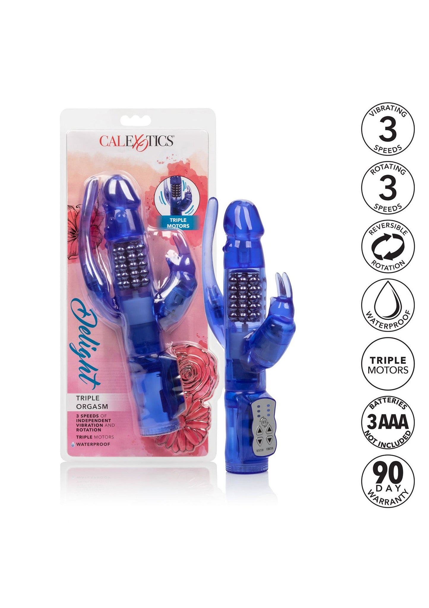 CalExotics Delight Triple Orgasm PURPLE - 2