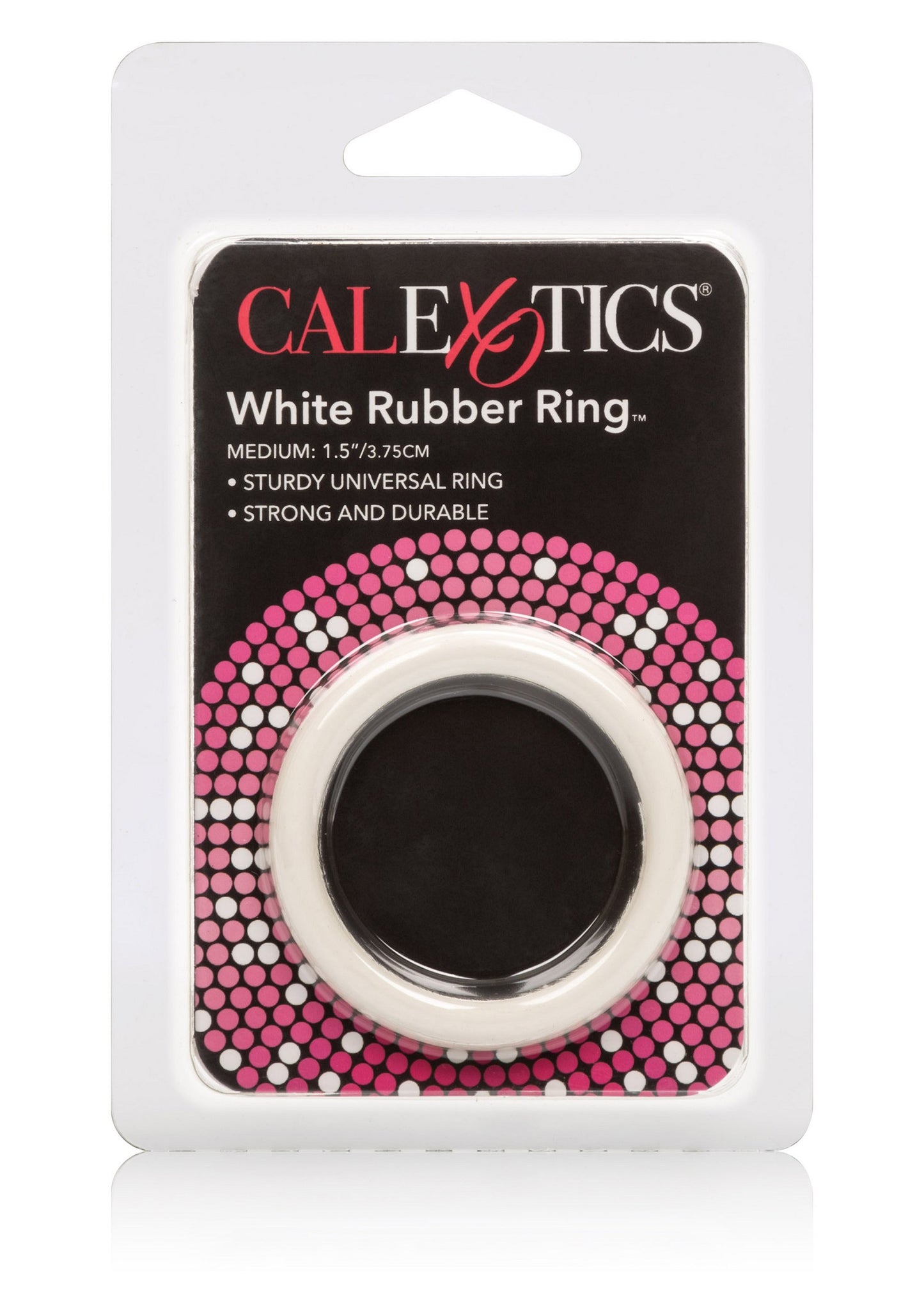 CalExotics Black Rubber Ring - Medium WHITE - 0