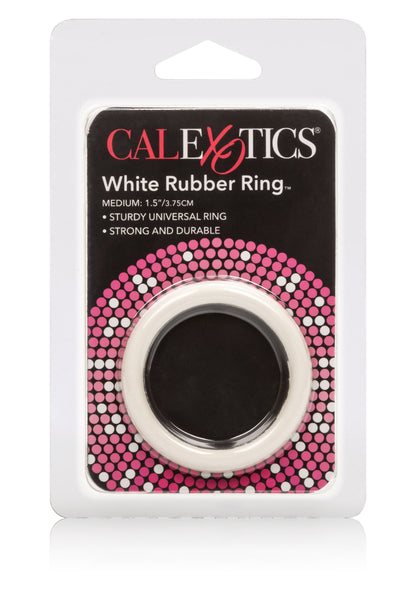 CalExotics Black Rubber Ring - Medium WHITE - 0
