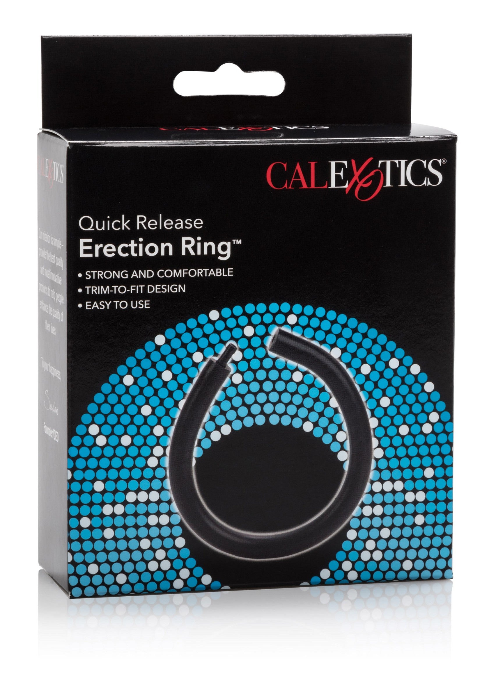CalExotics Quick Release Erection Ring BLACK - 1