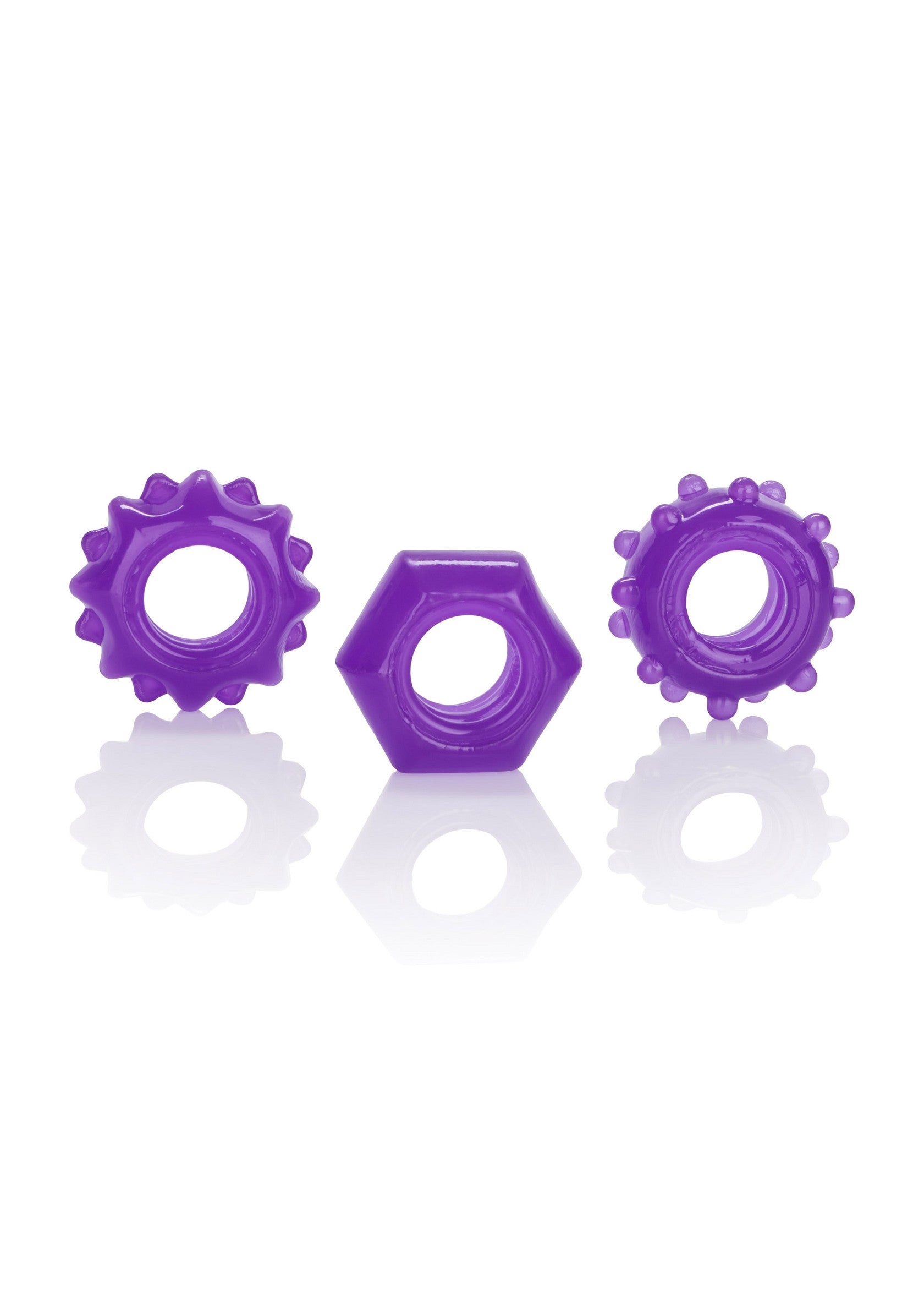 CalExotics Reversible Ring Set PURPLE - 0