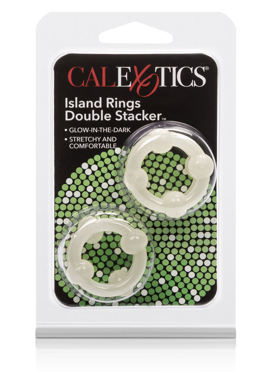 Island Rings Double Stacker - Wit