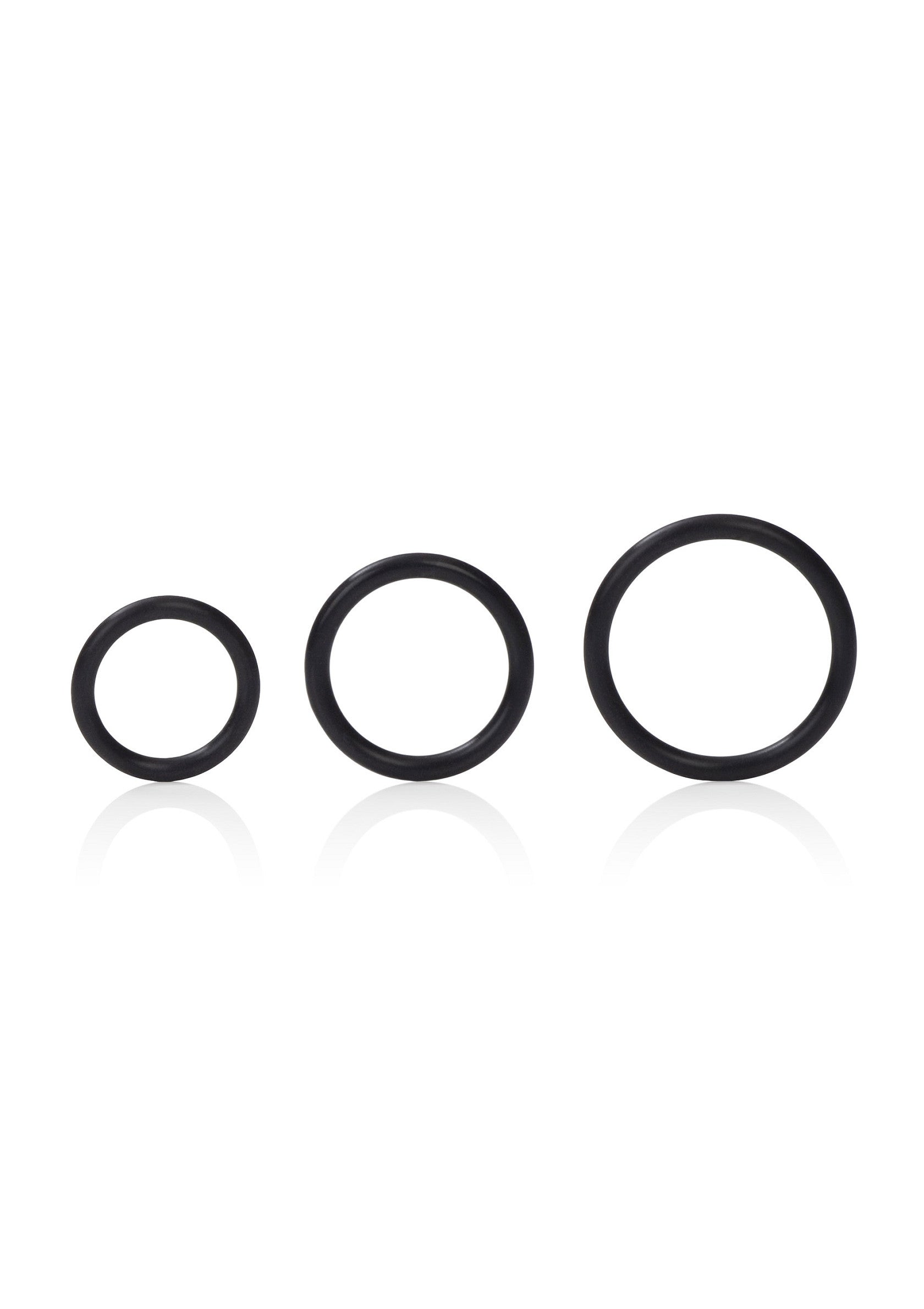 Silicone Support Rings BLACK - 3