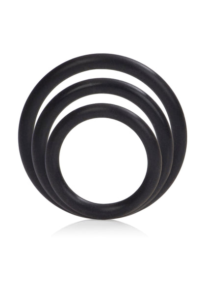 Silicone Support Rings BLACK - 8