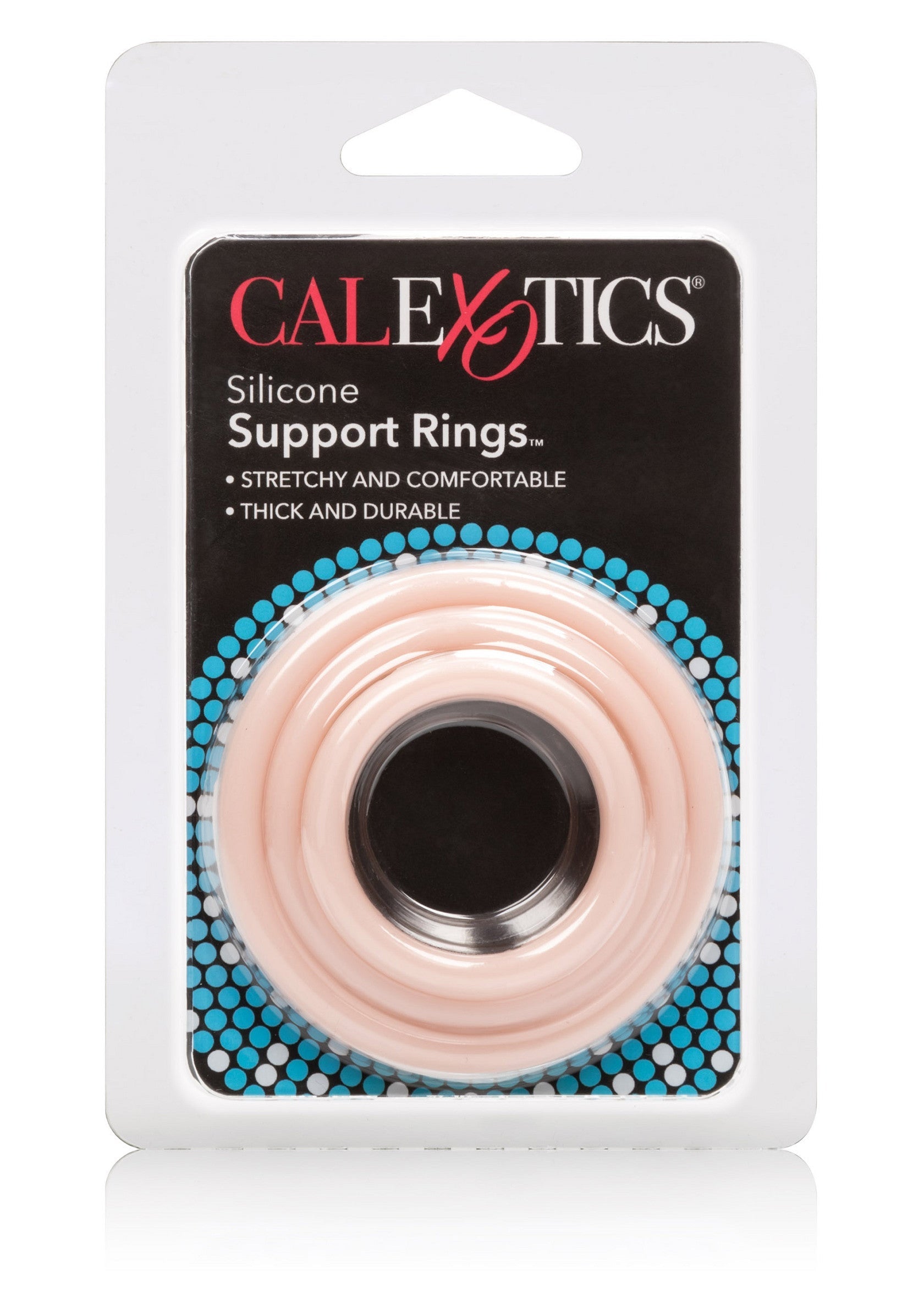 Silicone Support Rings BLACK - 6