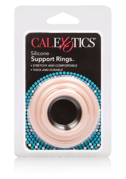 Silicone Support Rings BLACK - 6