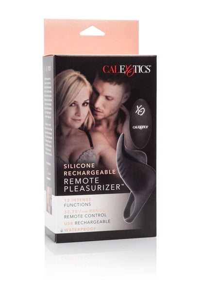 CalExotics Silicone Rechargeable Remote Pleasurizer BLACK - 2