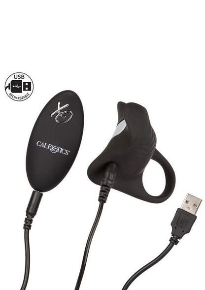 CalExotics Silicone Rechargeable Remote Pleasurizer BLACK - 3