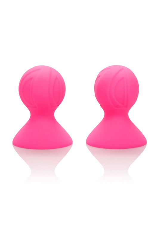 CalExotics Nipple Play Silicone Pro Nipple Suckers - Pink