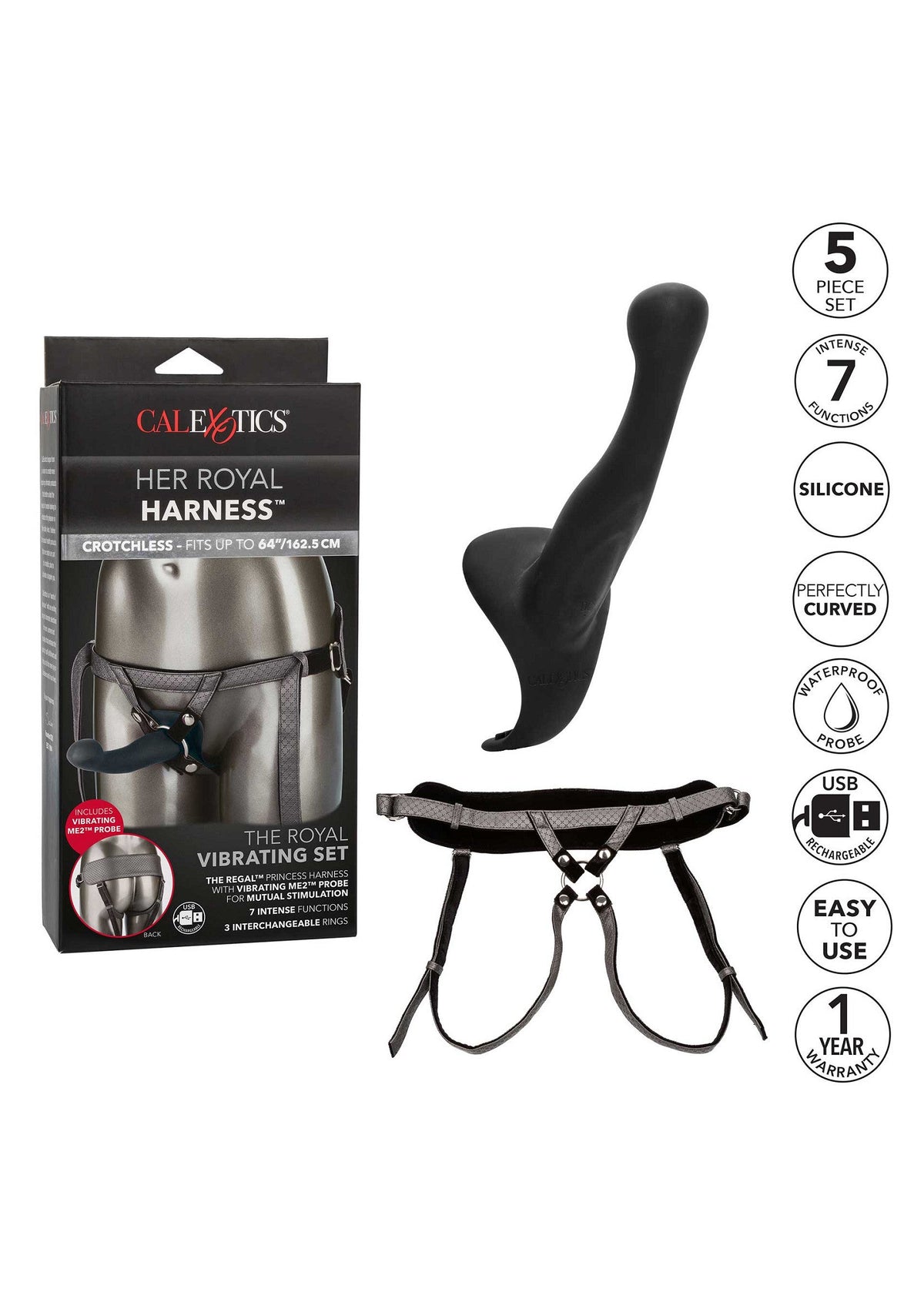 The Royal Vibrating Set GREY - 4