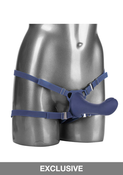 CalExotics Her Royal Harness ME2 Thumper BLUE - 9
