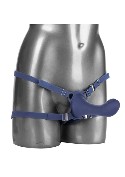 CalExotics Her Royal Harness ME2 Thumper BLUE - 5