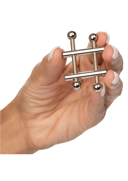 Crossbar Nipple Vices SILVER - 5