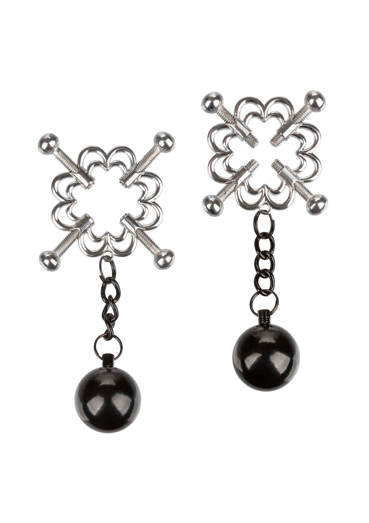 4-Point Weighted Nipple Press SILVER - 0