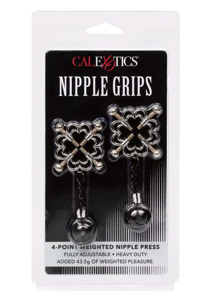 4-Point Weighted Nipple Press SILVER - 2