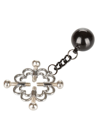 4-Point Weighted Nipple Press SILVER - 6
