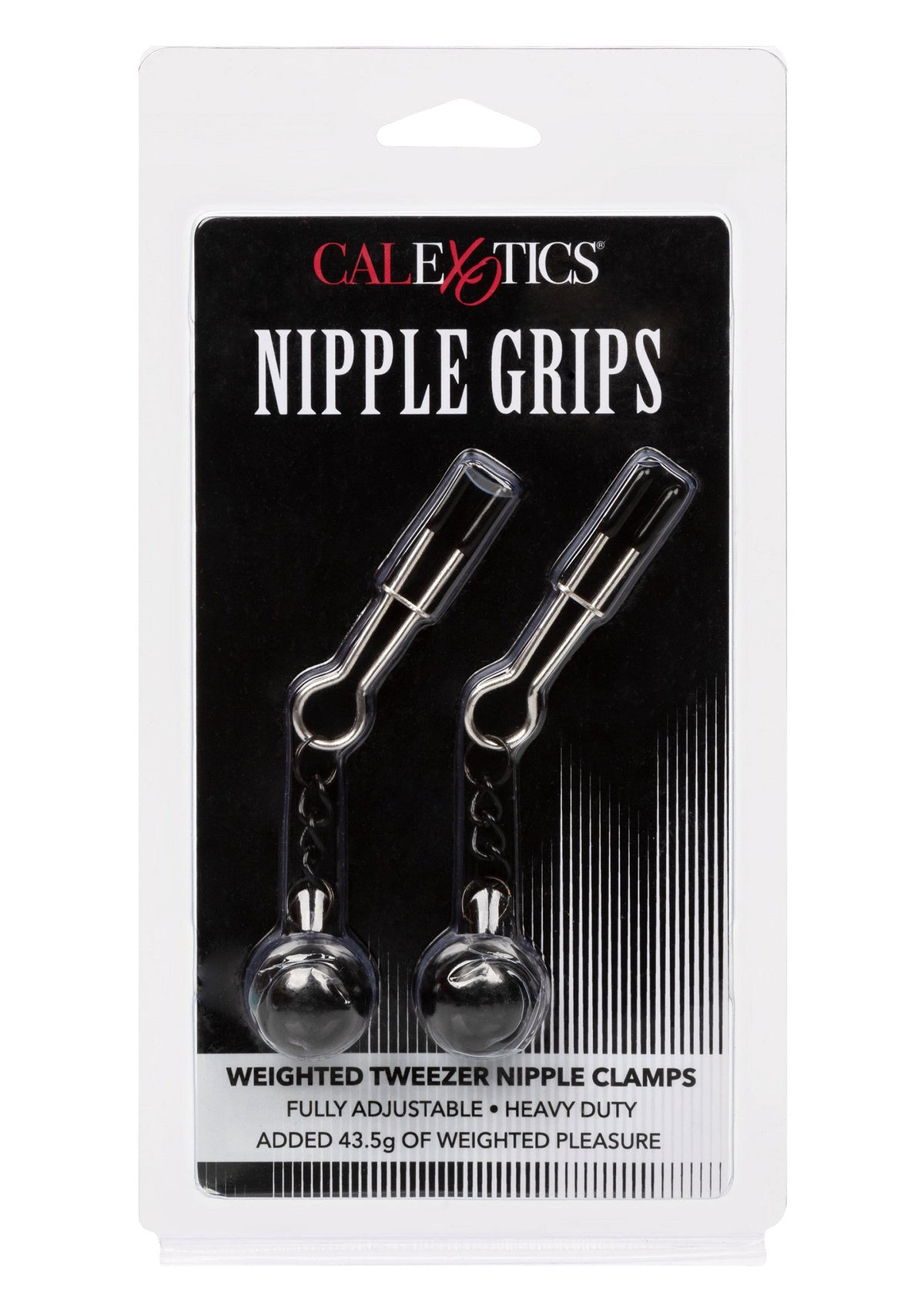 Weighted Tweezer Nipple Clamps BLACK - 2