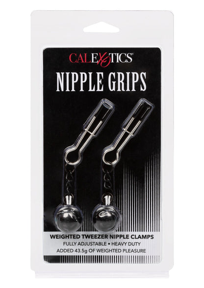 Weighted Tweezer Nipple Clamps BLACK - 2