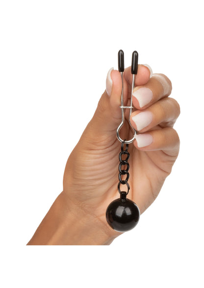 Weighted Tweezer Nipple Clamps BLACK - 5