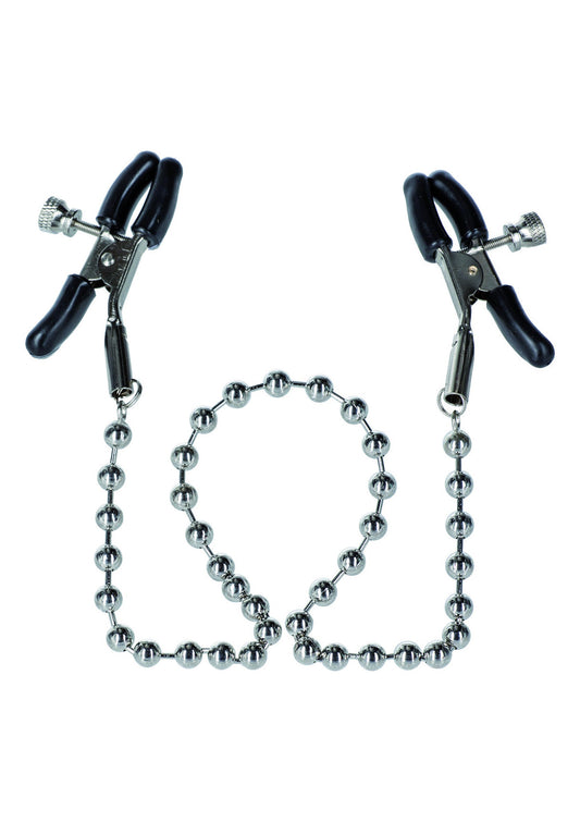 Silver Beaded Nipple Clamps