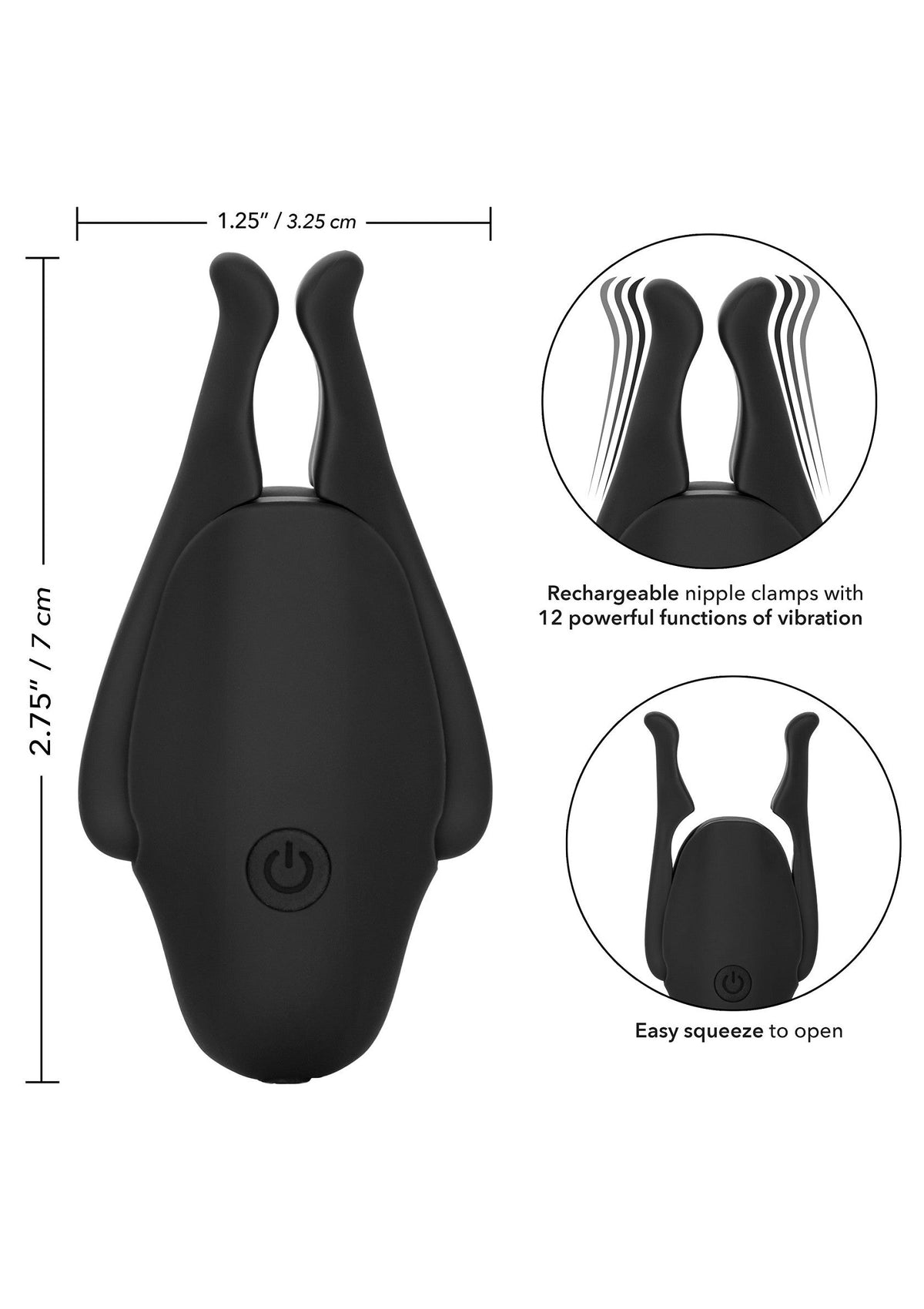 Rechargeable Nipplettes BLACK - 2