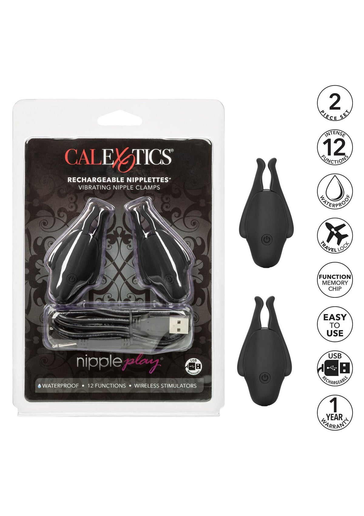 Rechargeable Nipplettes BLACK - 3