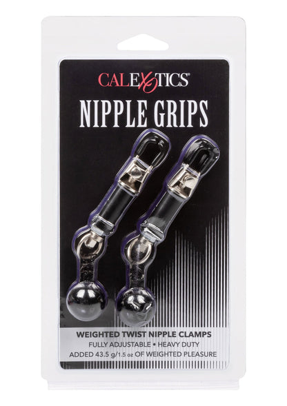 Weighted Twist Nipple Clamps SILVER - 2