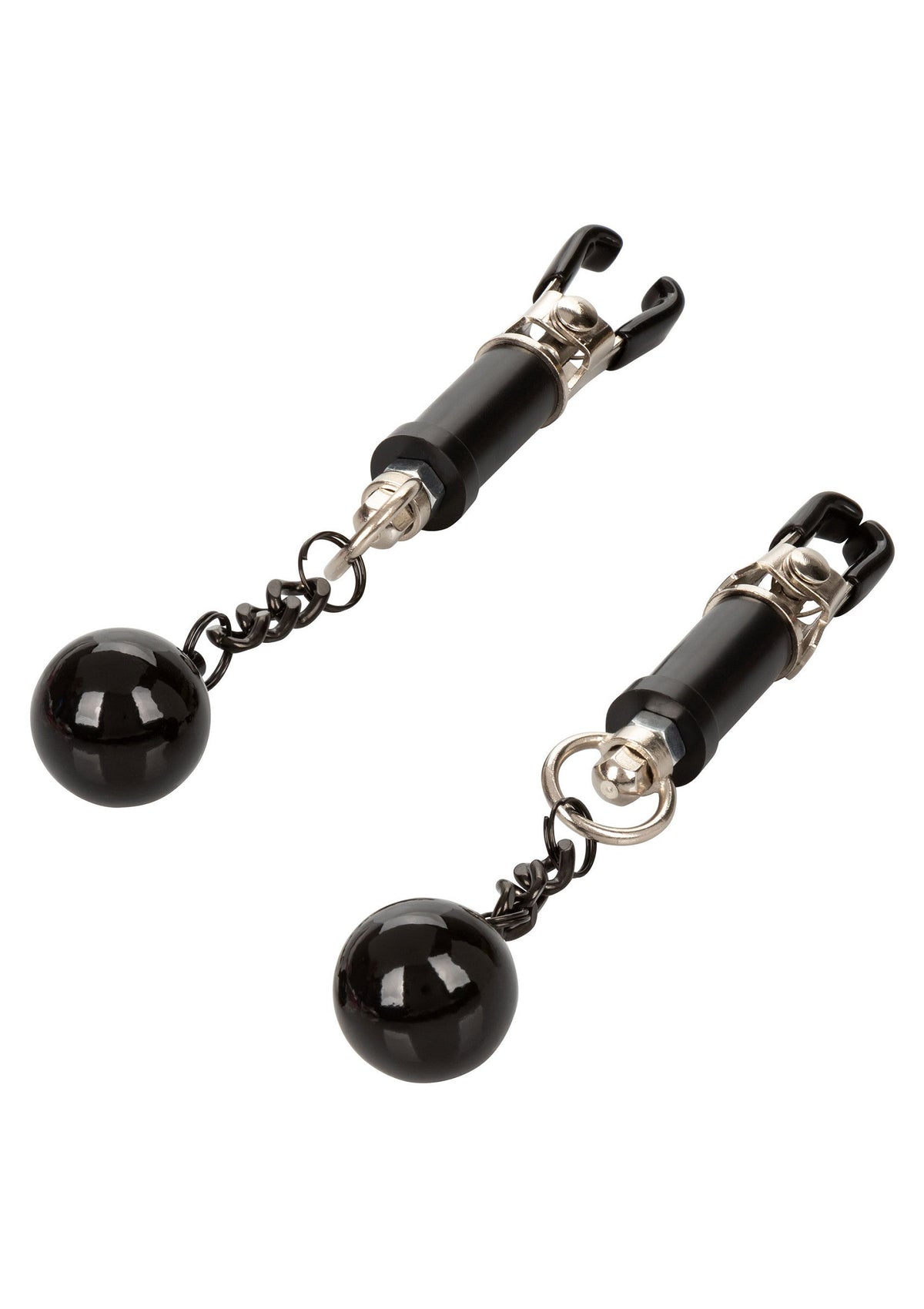 Weighted Twist Nipple Clamps SILVER - 1