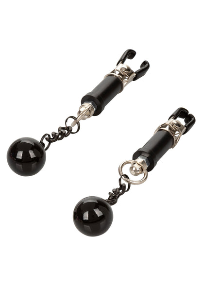 Weighted Twist Nipple Clamps SILVER - 1