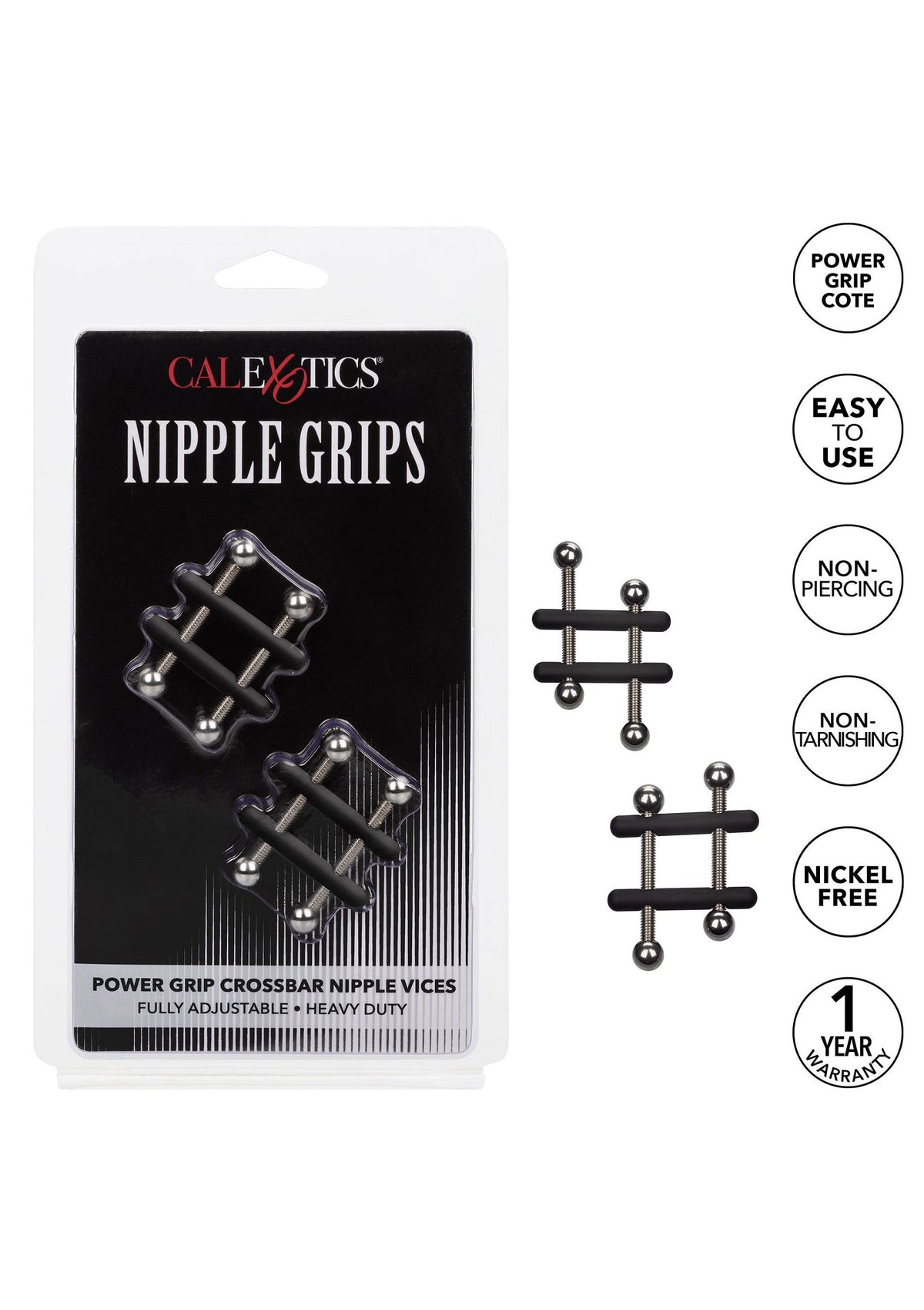 Crossbar Nipple Vices METAL - 4