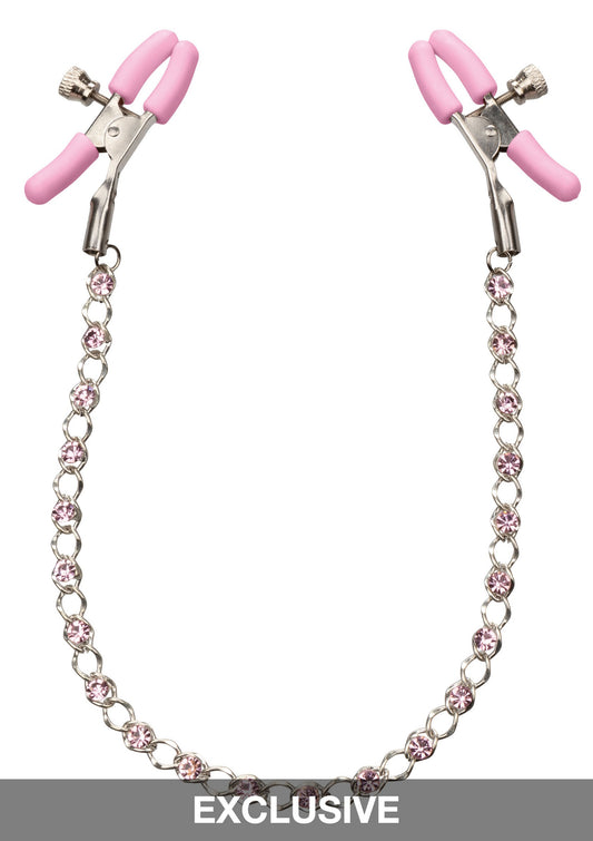 Crystal Chain Nipple Clamps
