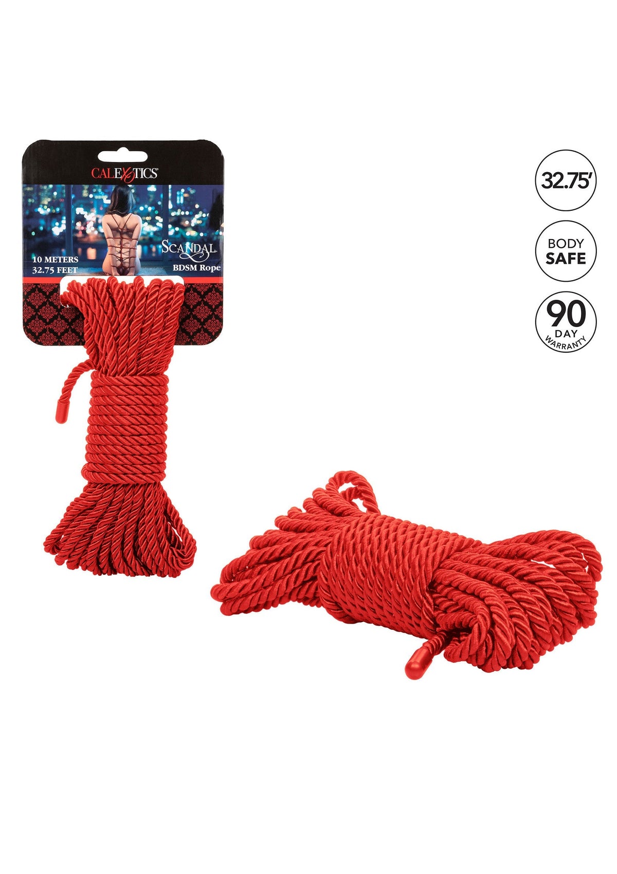 Scandal BDSM Rope 10 Meter RED - 3
