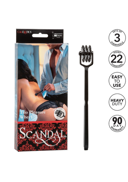 Scandal Trio Pleasure Wheel BLACK - 5