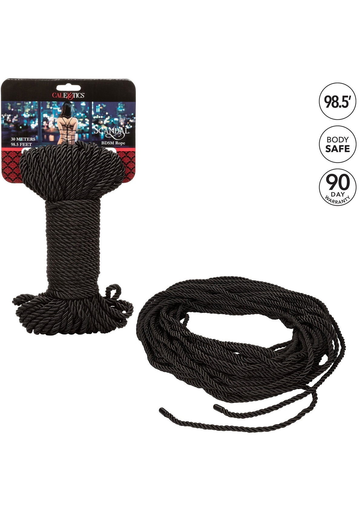 Scandal BDSM Rope 30 Meter BLACK - 2