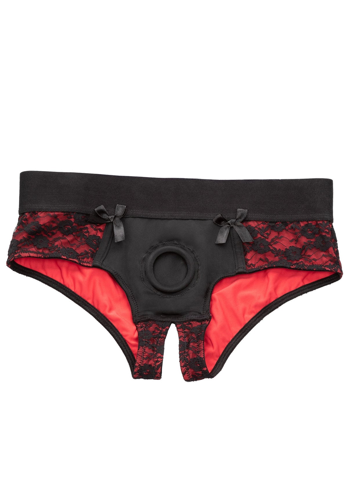 Scandal Crotchless Set S/M BLACK - 0