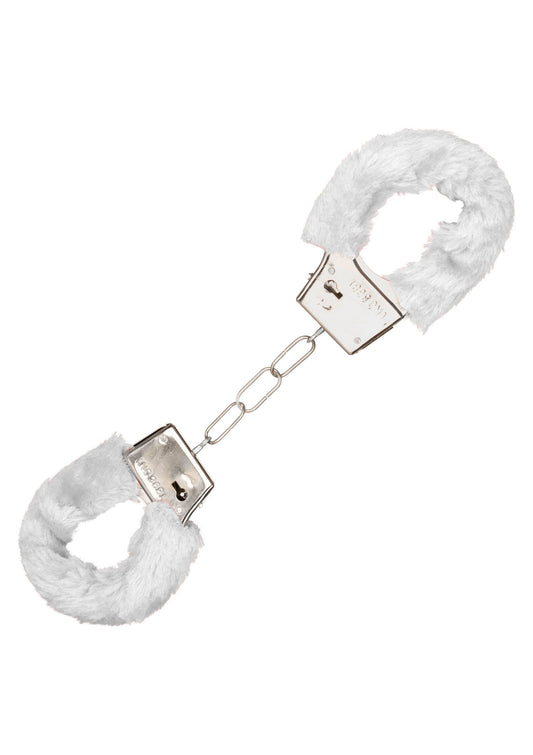 CalExotics Playful Furry Cuffs - White