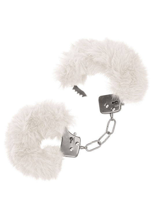 CalExotics Ultra Fluffy Furry Cuffs - White