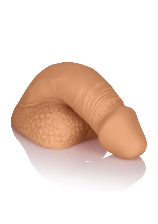 5 inch Silicone Packing Penis - Caramel huidskleur
