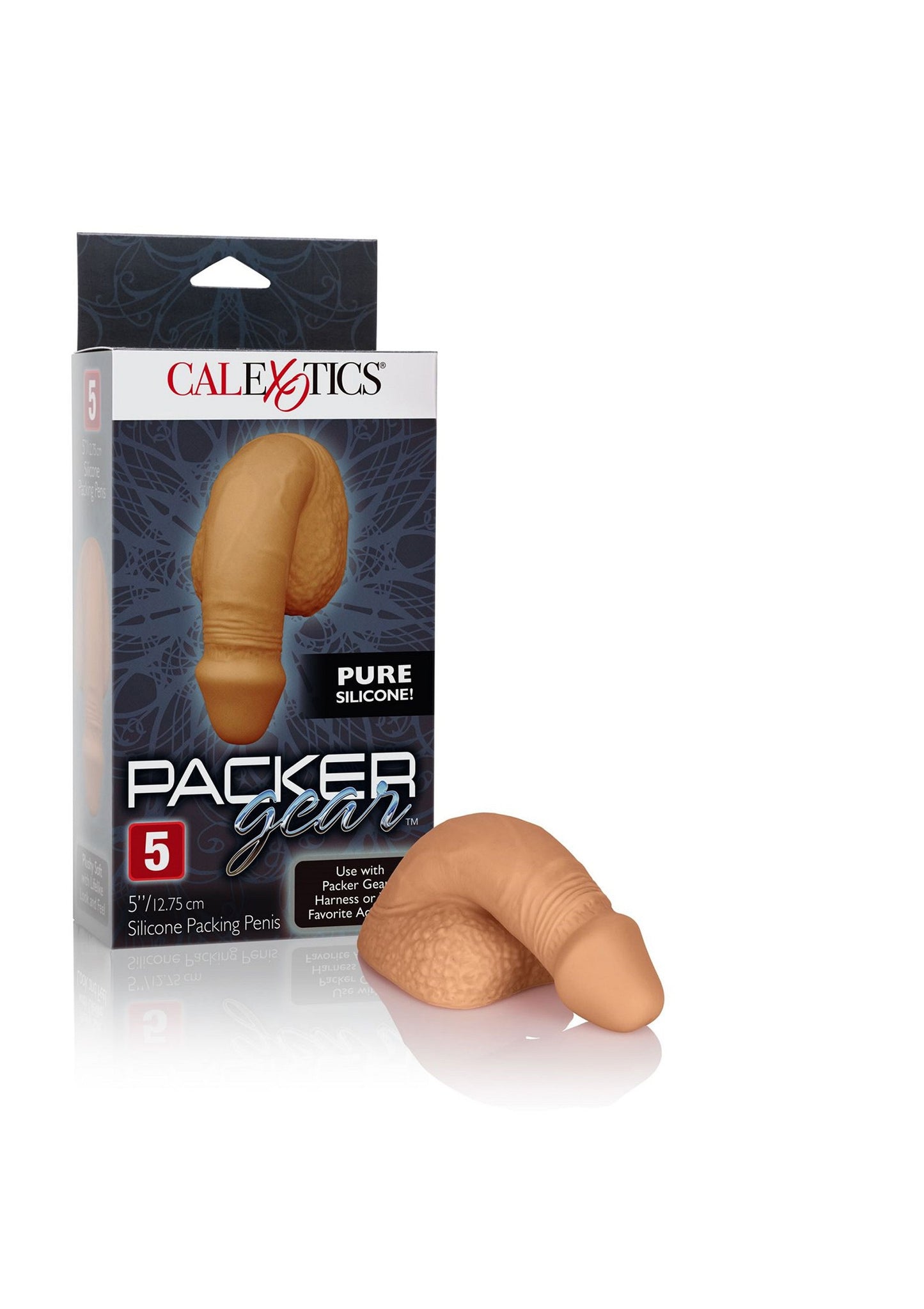 CalExotics Packer Gear 12.75 cm Silicone Packing Penis CARAMEL - 2
