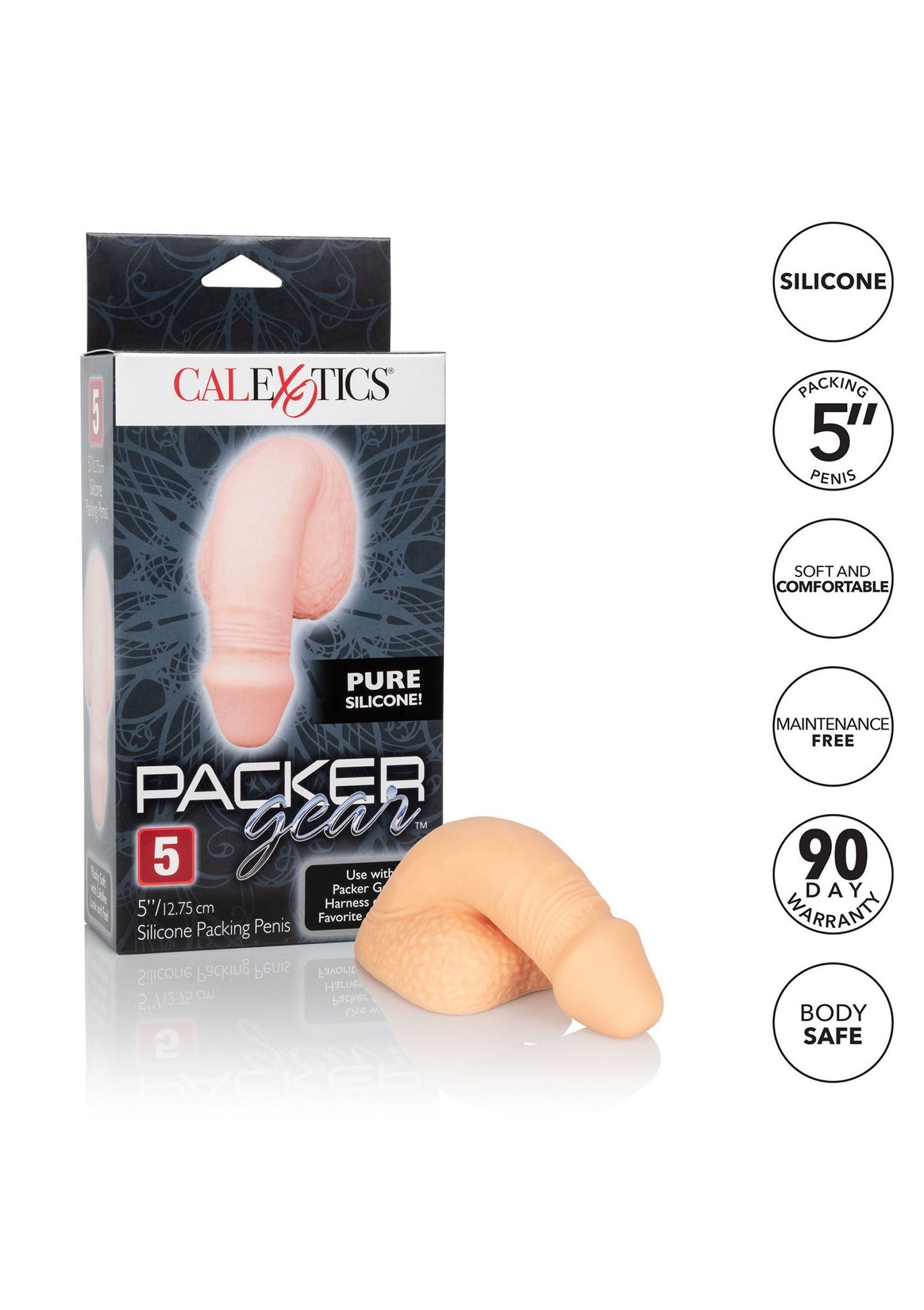 CalExotics Packer Gear 12.75 cm Silicone Packing Penis SKIN - 5