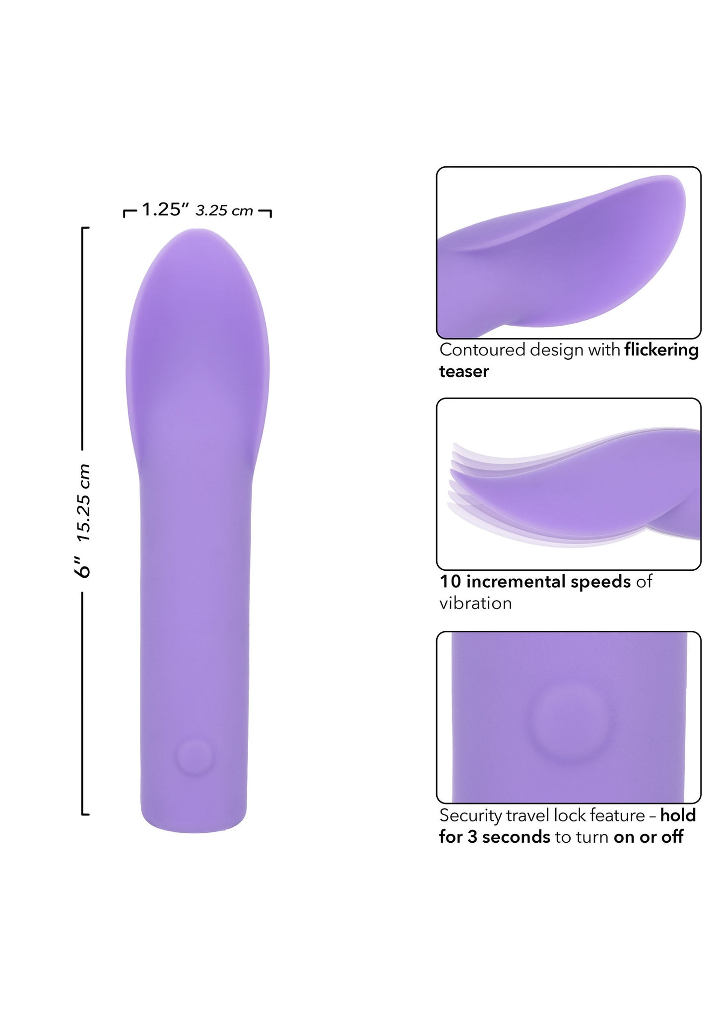 CalExotics Dr. Laura Berman Flutter PURPLE - 9