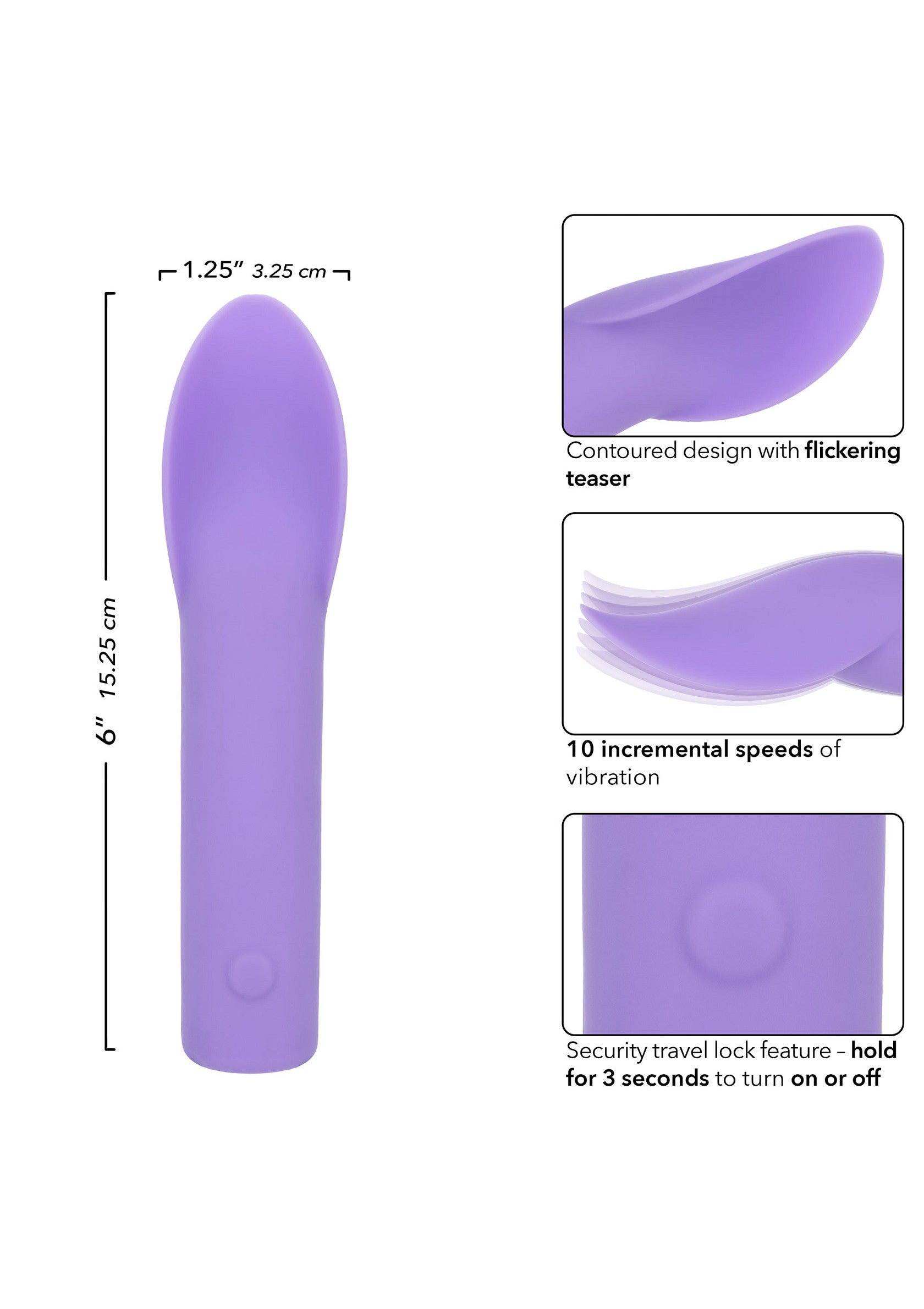 CalExotics Dr. Laura Berman Flutter PURPLE - 9