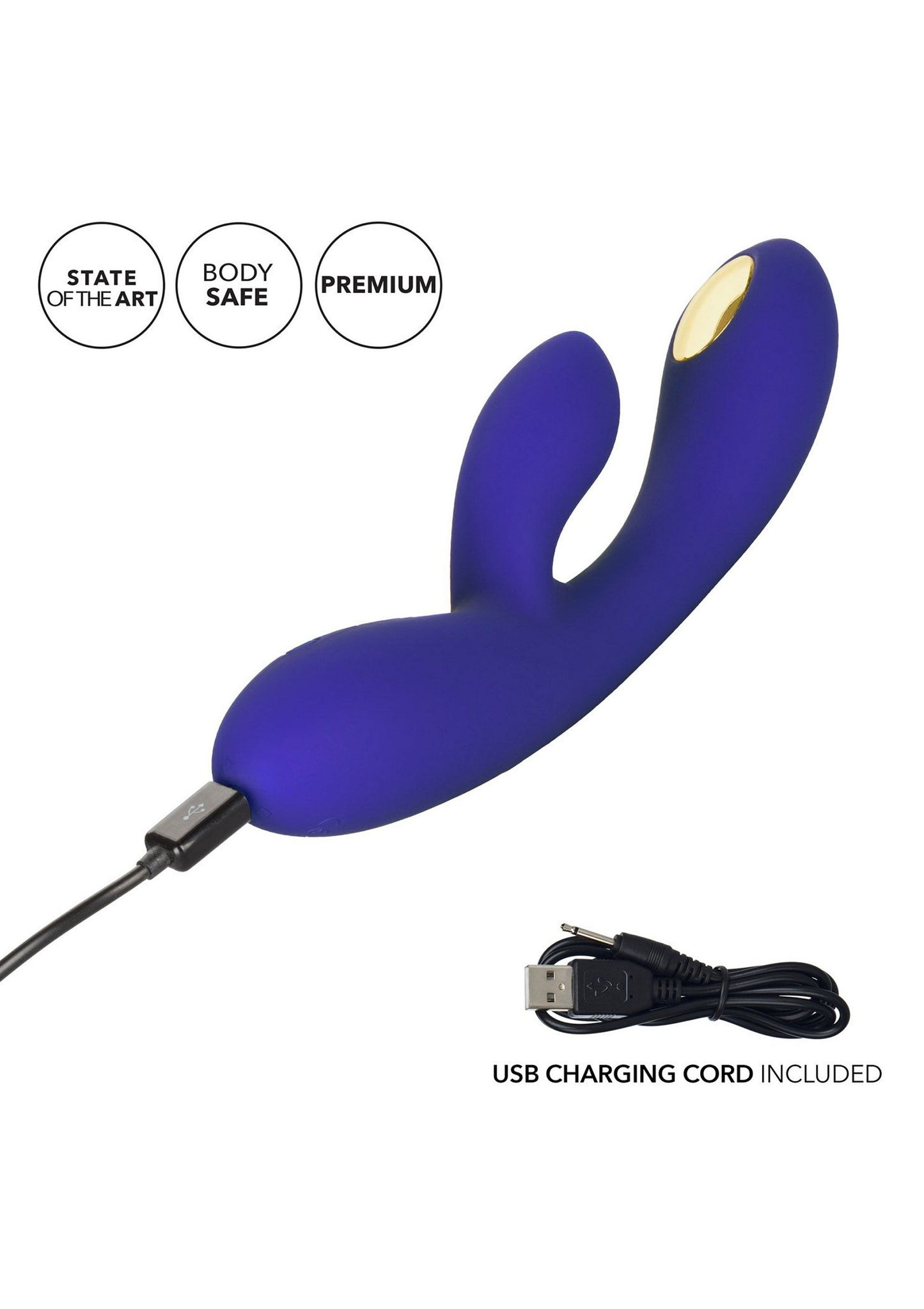 CalExotics Impulse Intimate E-Stimulator Dual Wand BLUE - 5